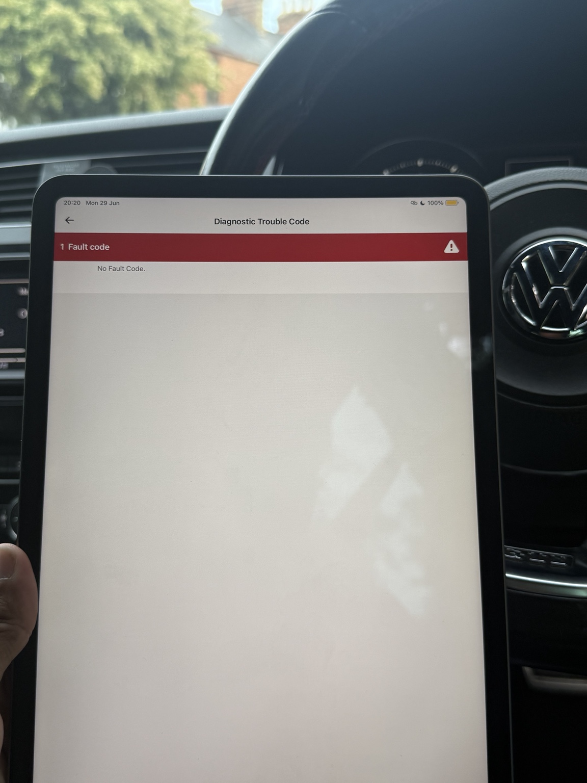 Volkswagen Golf diagnostic work 5