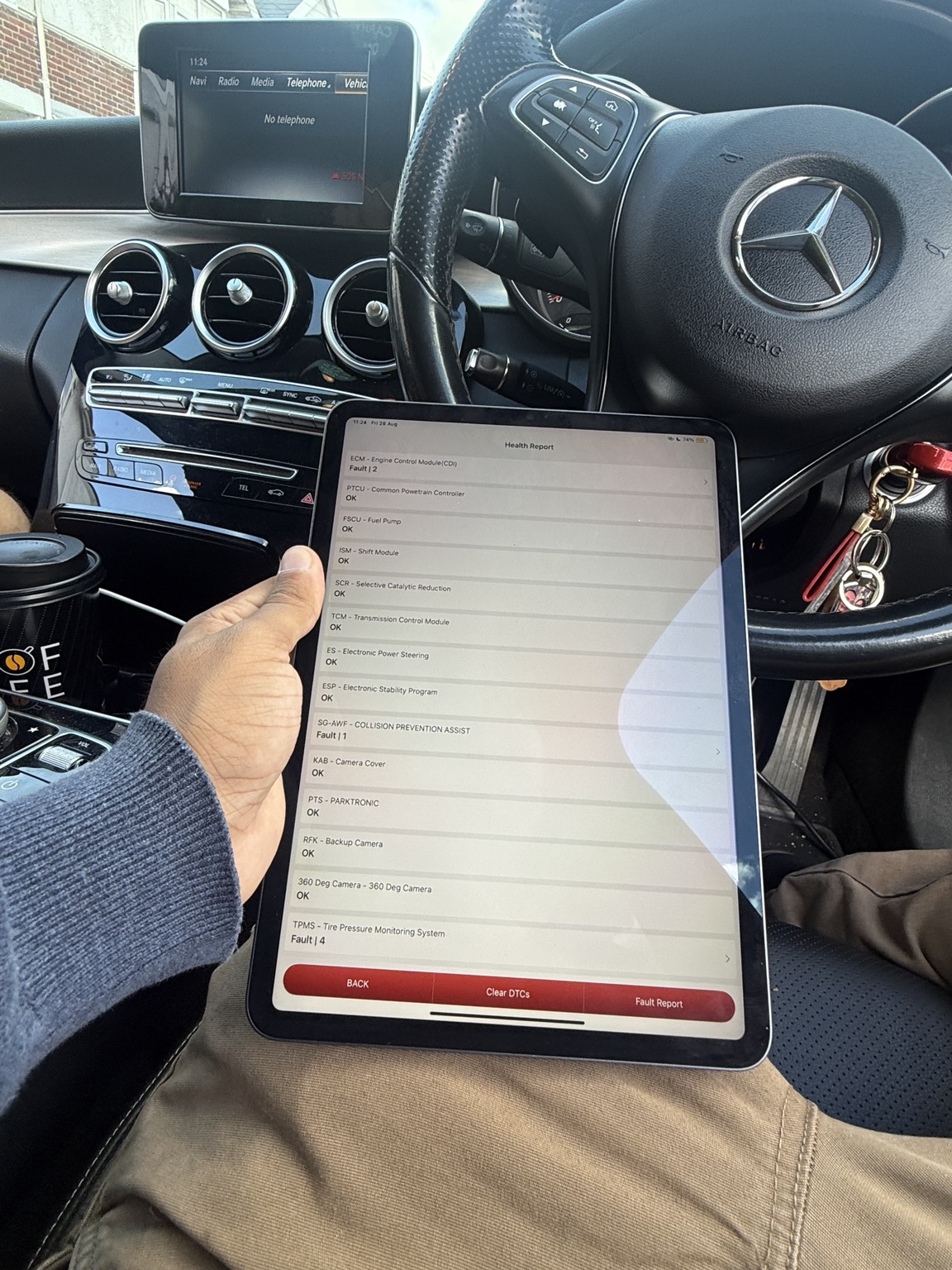 Mercedes-Benz diagnostic work 2